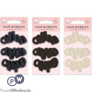 Forever Beautiful Mini Rolled Hair Bobbles 30 Pack Assorted Colours