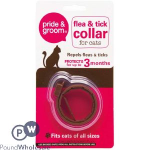 Pride & Groom Flea & Tick Collar For Cats CDU