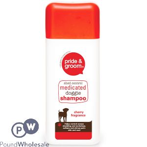 PRIDE &amp; GROOM CHERRY MEDICATED DOG SHAMPOO 300ML