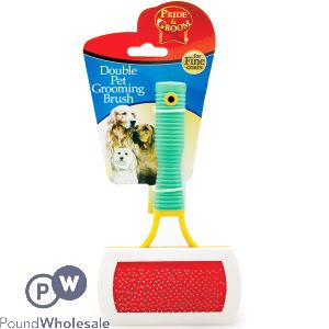 Pride & Groom Double-sided Fine Coat Pet Grooming Brush