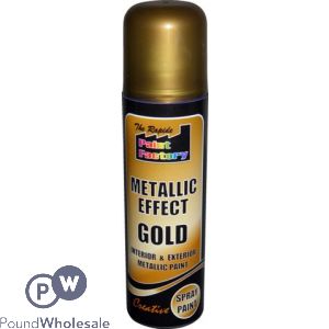 Paint Factory Household Gold Metallic Spray Paint 250ml