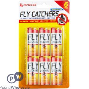 PESTSHIELD FLY CATCHERS 6 PACK