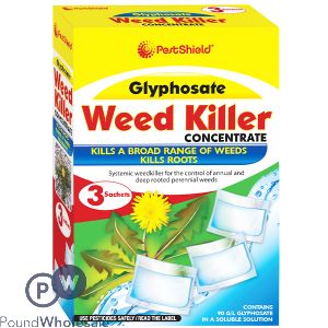 PESTSHIELD GLYPHOSATE WEED KILLER CONCENTRATE 3 PACK