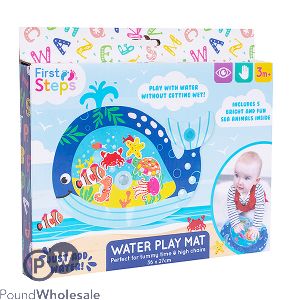 FIRST STEPS BABY WATER PLAY MAT 36CM X 27CM