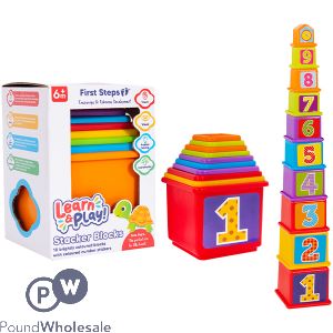 First Steps 10 Stacker Blocks Play Set