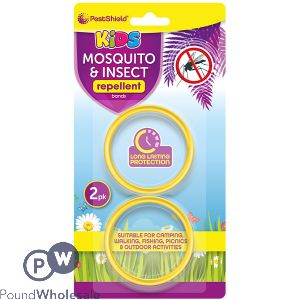 Pestshield Kids Mosquito & Insect Repellent Bands 2 Pack