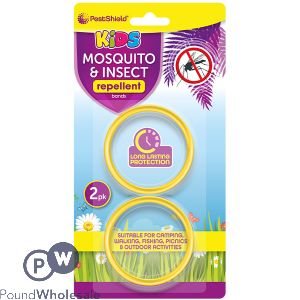 Pestshield Kids Mosquito &amp; Insect Repellent Bands 2 Pack