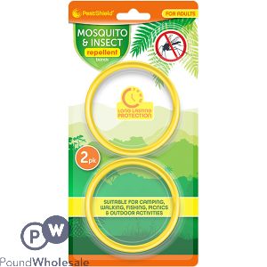 Pestshield Mosquito & Insect Repellent Bands 2 Pack