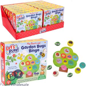 First Steps Let's Play Mini Beasts And Garden Bugs Bingo Kids Game Cdu