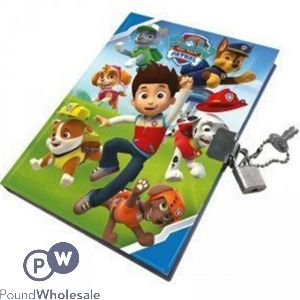 Paw Patrol Secret Diary With Lock