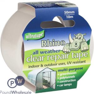 Ultratape All Weather Clear Repair Tape 50mm X 10m