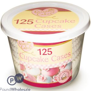 Queen Of Cakes Cupcake Cases 125 Pack