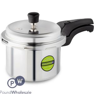 Royalford Silver Aluminium Pressure Cooker 3l