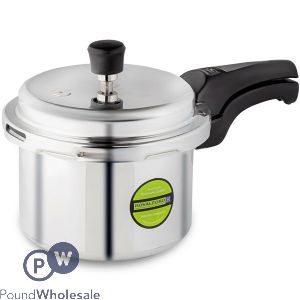 Royalford Silver Aluminium Pressure Cooker 5l