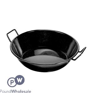 Royalford Non-stick Enamel-coated Wok Pan 22cm