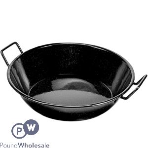 Royalford Non-stick Enamel-coated Wok Pan 34cm