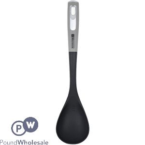 Royalford Black Nylon Solid Serving Spoon 36cm