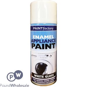 Paint Factory Enamel Appliance White Gloss Spray Paint 400ml