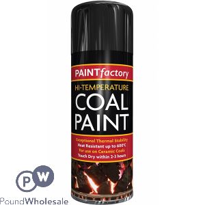 Paint Factory Hi-temperature Coal Spray Paint 400ml