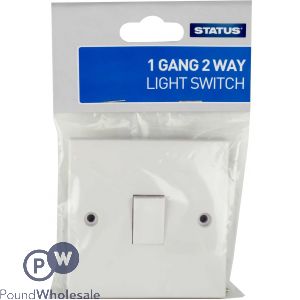 STATUS 1 GANG 2 WAY LIGHT SWITCH