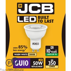 Jcb Led Gu10 5w=50w Warm White 3000k Box