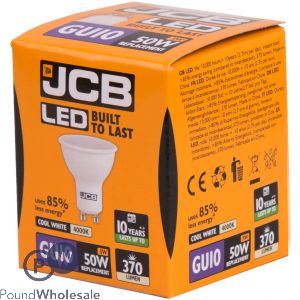 Jcb Led Gu10 5w=50w Cool White 4000k Box