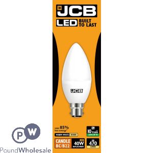 Jcb Led Candle 6w=40w Warm White Bayonet Cap