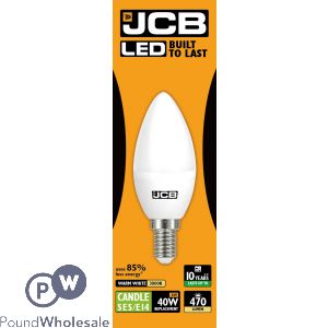 Jcb Led Opal Candle 6w=40w Warm White Ses