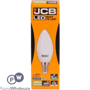 JCB LED OPAL CANDLE 6W=40W COOL WHITE SES