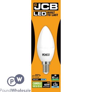 Jcb Led Opal Candle 6w=40w Daylight Ses