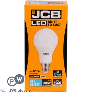 Jcb Led Gls 15w 100w Cool White 4000k Es E27