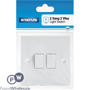 Status 2 Gang 2 Way Light Switch