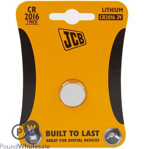 Jcb Cr2016 3v Lithium Coin Cell Battery 1 Pack