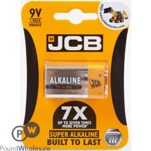 JCB 9V Alkaline Battery