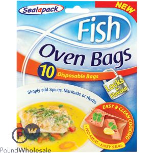 SEALAPACK FISH OVEN BAGS 10 PACK