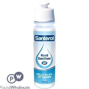 Santerol 62.5% Alcohol Hand Sanitiser Gel 100ml