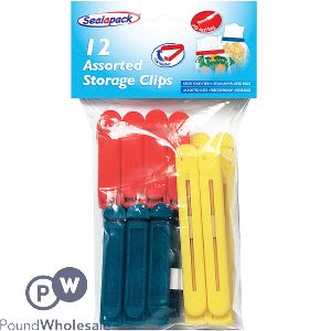 Sealapack Assorted Storage Clips 12 Pack