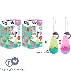 Smart Choice Interactive Mouse &amp; Ball Tumbler Cat Toy Assorted Colours