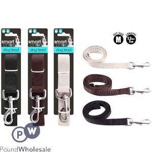 Smart Choice Medium 1.2m Assorted Dog Lead