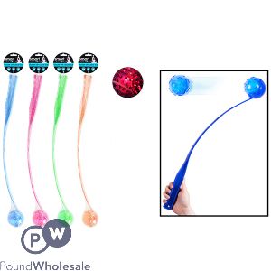 Smart Choice Chucker With Squeaking &amp; Flashing Ball Assorted Colours