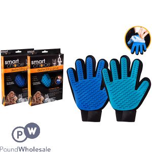 SMART CHOICE PET DESHEDDING GROOMING GLOVE ASSORTED COLOURS