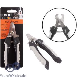 SMART CHOICE PET GROOMING NAIL CLIPPERS ASSORTED COLOURS