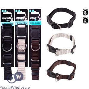 SMART CHOICE SMALL DOG COLLAR 30CM-45CM ASSORTED COLOURS