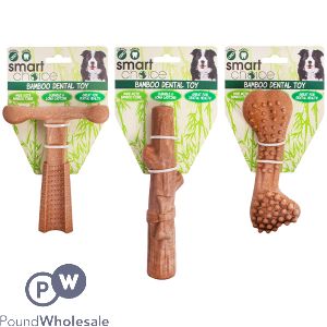 SMART CHOICE DENTAL BAMBOO DOG TOY ASSORTED