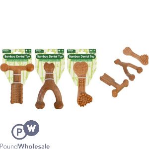 Smart Choice Dental Bamboo Dog Toy Assorted