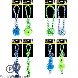 Smart Choice Jumbo Rope Tug Dog Toy Assorted