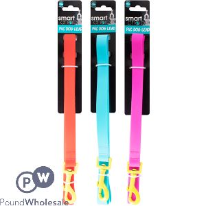 Smart Choice Bright PVC Dog Lead 120cm Assorted Colours