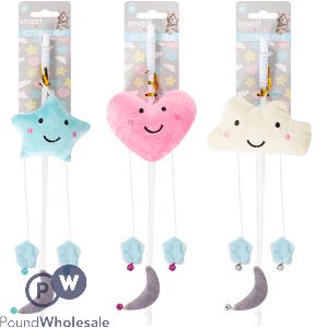 Smart Choice Plush Jingle Wand Kitten Teaser Assorted