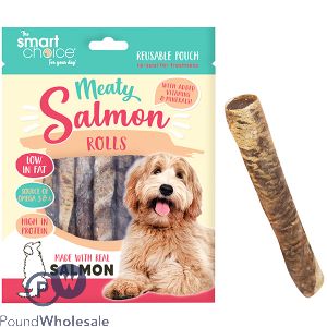 Smart Choice Salmon Skin Rolls Dog Treat 7 Pack 100g