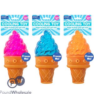 Smart Choice Summer Cooling Ice Cream Dog Toy Assorted Colours